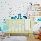 Adesivos De Parede Decorativo Animais Bichinhos Estrelas - Co