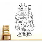 Adesivos Decorativo De Parede Frase Brinde A Minha Casa