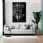 Adesivos Decorativos  Leão Nunca Desista