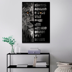 Adesivos Decorativos  Leão Nunca Desista