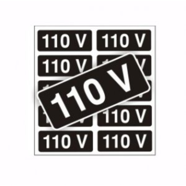 Adesivos Para Tomada 110v/220 Volts 20und De Cada