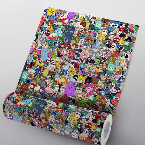 Adesivos Sticker Bomb Mod - 09-g 100x150cm