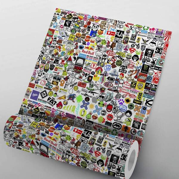 Adesivos Sticker Bomb Mod - 20-es 100x250cm