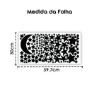 Adesivos Vinil Decoração De Parede Céu Estrelado Estrela - Co