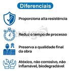 Aditivo Acelerador De Pega Seca Rápido 5l Queveks