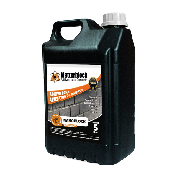 Aditivo Blocos De Concreto Premium Nanoblock 5l Matterblock