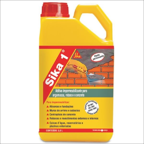 Aditivo Impermeabilizante Sika 1 3 6l Sika Leroy Merlin