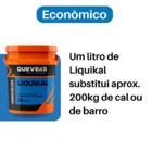 Aditivo Plastificante Liquikal Queveks 18 Litros
