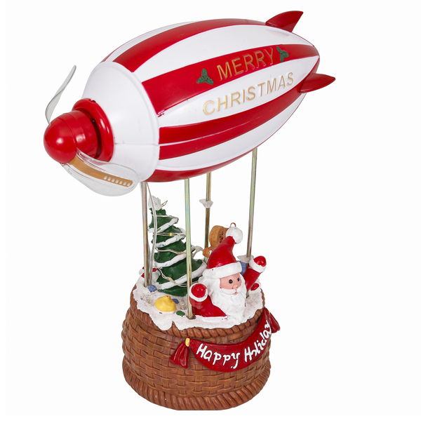 Adorno Balão para Mesa Plástico Vermelho 31x14cm Cromus