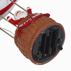 Adorno Balão para Mesa Plástico Vermelho 31x14cm Cromus