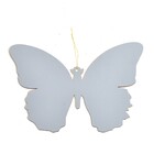 Adorno Borboleta para Árvore Plástico Ouro 17x28cm Cromus