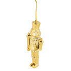 Adorno De Natal Plástico Dourado Cromus 12,5x5cm