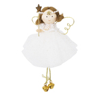 Adorno de Natal Plástico e Tecido Multicolorido Cromus 15,5x8,5cm