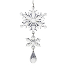 Adorno De Natal Plástico e Tecido Incolor Cromus 5,5x5cm