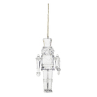 Adorno De Natal Plástico e Tecido Incolor Cromus 12,5x5cm