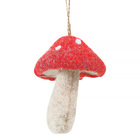 Adorno De Natal Plástico Vermelho Cromus 11,5x8,5cm