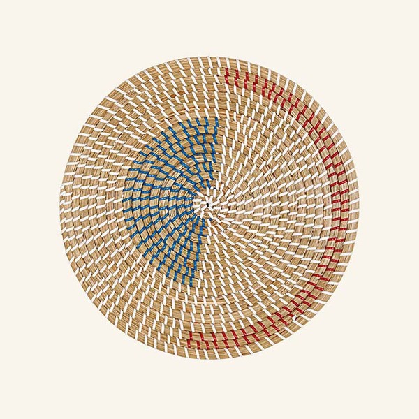 Adorno De Parede Em Fibra Natural 36cm 13414 Mart