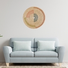 Adorno De Parede Em Fibra Natural 41x41 Cm