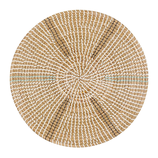 Adorno De Parede Em Fibra Natural 50x50