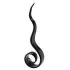 Adorno De Vidro 18cm Preto Espressione