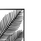 Adorno Decorativo De Parede Em Metal Preto 65x45x1 Cm - D'ros