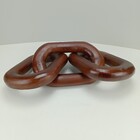 Adorno Decorativo Enfeite Casa Corrente Home&co Madeira 5x67x