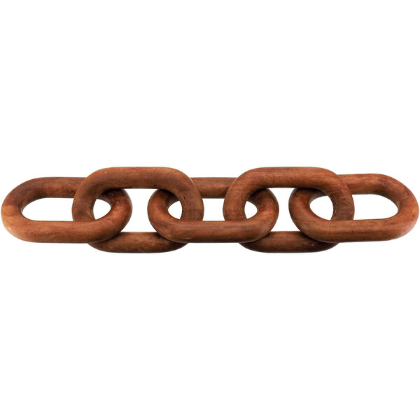 Adorno Decorativo Enfeite Casa Home Corrente Madeira Natural