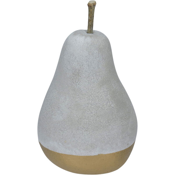 Adorno Decorativo Enfeite Casa Home&co Pera Cimento 16x9x9cm