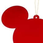 Adorno Disney para Árvore Plástico Vermelho 12x15cm Cromus