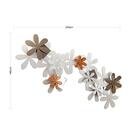 Adorno Parede Roncalli Marguerita Flores Quadro Decoração