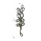 Adorno Parede Roncalli Riscas Escultura Quadro Decoração