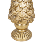 Adorno Pinheiro para Árvore Cerâmica Ouro 20x7x7cm Cromus