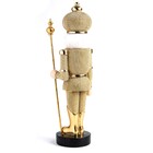 Adorno Soldado Chumbo para Árvore Resina Ouro 31x8x8cm Cromus