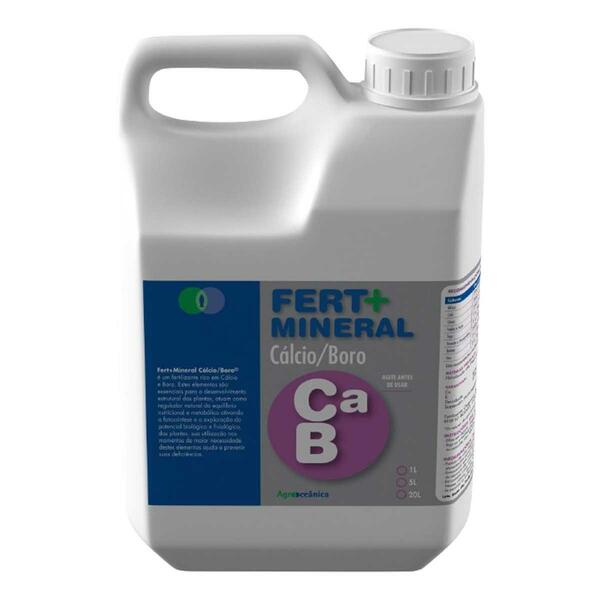 Adubo Fert+ Mineral Cálcio/boro Fertilizante Agrooceânica 5l