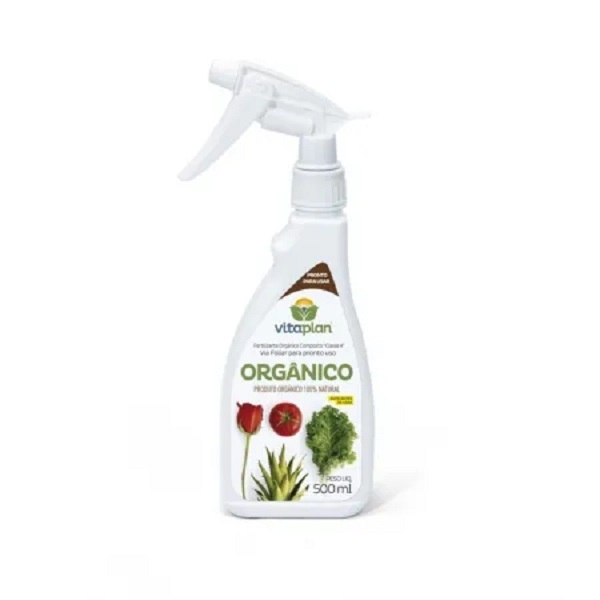 Adubo Orgânico Liquido Pronto Uso (500ml) Vitaplan
