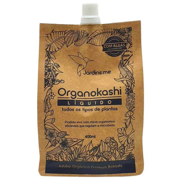 Adubo Orgânico Organokashi Liquido (400ml) Jardins.me