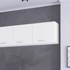 Aéreo 120 Cm 3 Portas Branco - Poquema