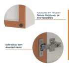 Aéreo 1 Porta 40cm Com Porta De Vidro Arizona Cabecasa Madeir