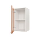 Aéreo 1 Porta 40cm Com Porta De Vidro Arizona Cabecasa Madeir