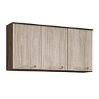 Aéreo 3 Portas Fit 120 Amendoa Rustic/off White Cristal Nicio