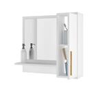 Aereo Banheiro 1 Prateleira 1 Espelho Branco Mdp 15mm