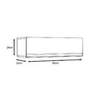 Aéreo Basculante Karen 80 Cm Malbec Avelã Peternella Móveis