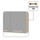 Aéreo Clarice 1,20 Mt 3 Portas Amêndoa Grafite