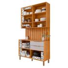 Aéreo Com Balcão Painel Divina 120cm 4 Portas E 2 Gavetas