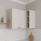 Aéreo De Canto Reto Arizona Cabecasa Madeiraoriginals Branco/