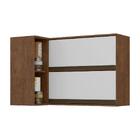 Aéreo De Canto Visão Móveis Vicenza 2p E 2nichos - Dakar/br