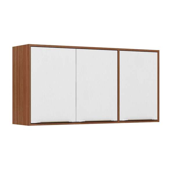 Aéreo Multimóveis Calábria 120cm 5401 Nogueira/branco