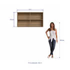 Aéreo Paola 1,20 M 2 Portas Com Tela Dlm Mel