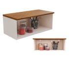 Aéreo Para Cozinha Geladeira 1 Porta Em Mdf Joy Off White