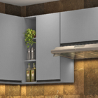 Aéreo Ravi Modulado Para Cozinha 01 Porta 400mm Ketlin Cinza